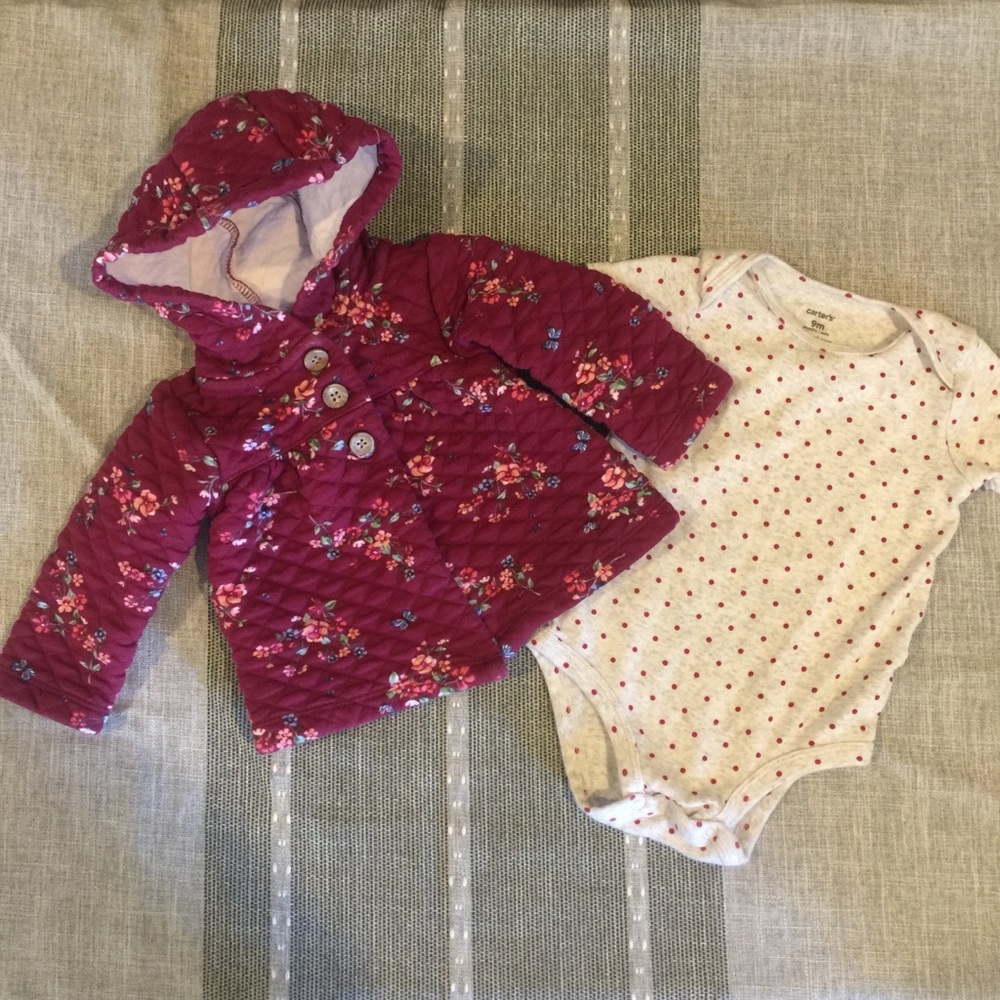 Carter’s Floral Jacket & Onesie set